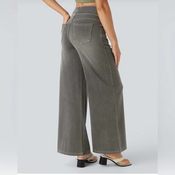 HALARA Gray Blackish Jeans Pants - Picture 4 of 10